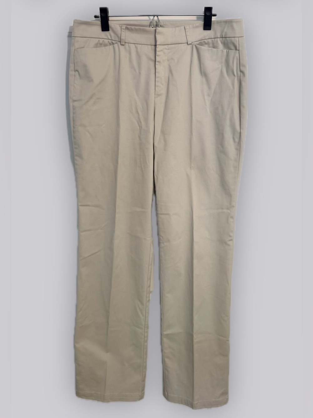Dockers Women's Light Tan Straight-Leg Dress Chinos - Size 14 Long